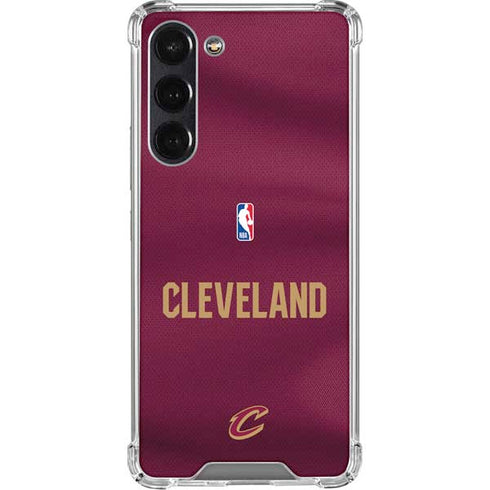NBA Cleveland Cavaliers Jersey Galaxy S24 FE Clear Case